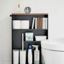 Yamazaki Tower Opbergtrolley - Zwart -Meubels Voor Thuis 9475683