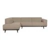 BePureHome Statement Hoekbank Links - Bouclé - Beige -Meubels Voor Thuis 9476699