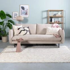 By FonQ Groovy Sierkussen 40 X 60 Cm - Ivoor -Meubels Voor Thuis 9476870