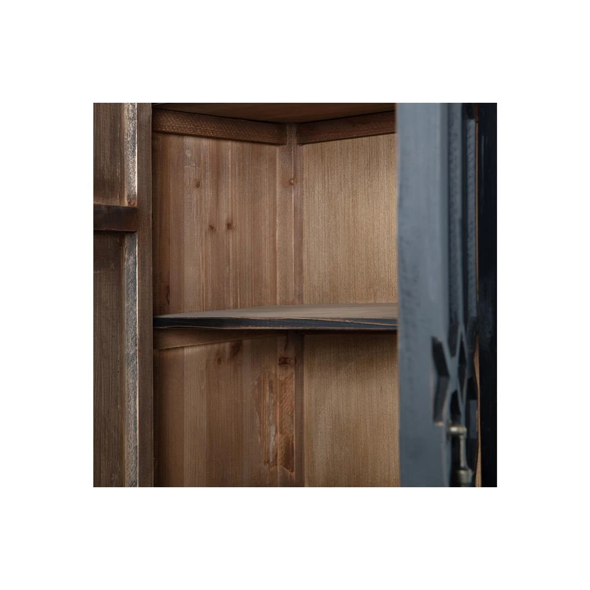 BePureHome Bequest Hoge Kast - Hout - Zwart - 210x60x40 12 BePureHome Bequest Hoge Kast - Hout - Zwart - 210x60x40 - Afbeelding 10