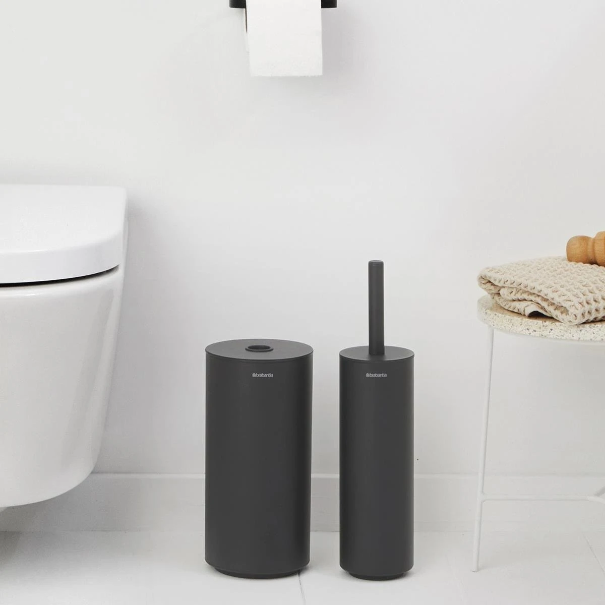 Brabantia MindSet Toiletaccessoires - Set Van 3 - Grijs 5 Brabantia MindSet Toiletaccessoires - Set Van 3 - Grijs - Afbeelding 3