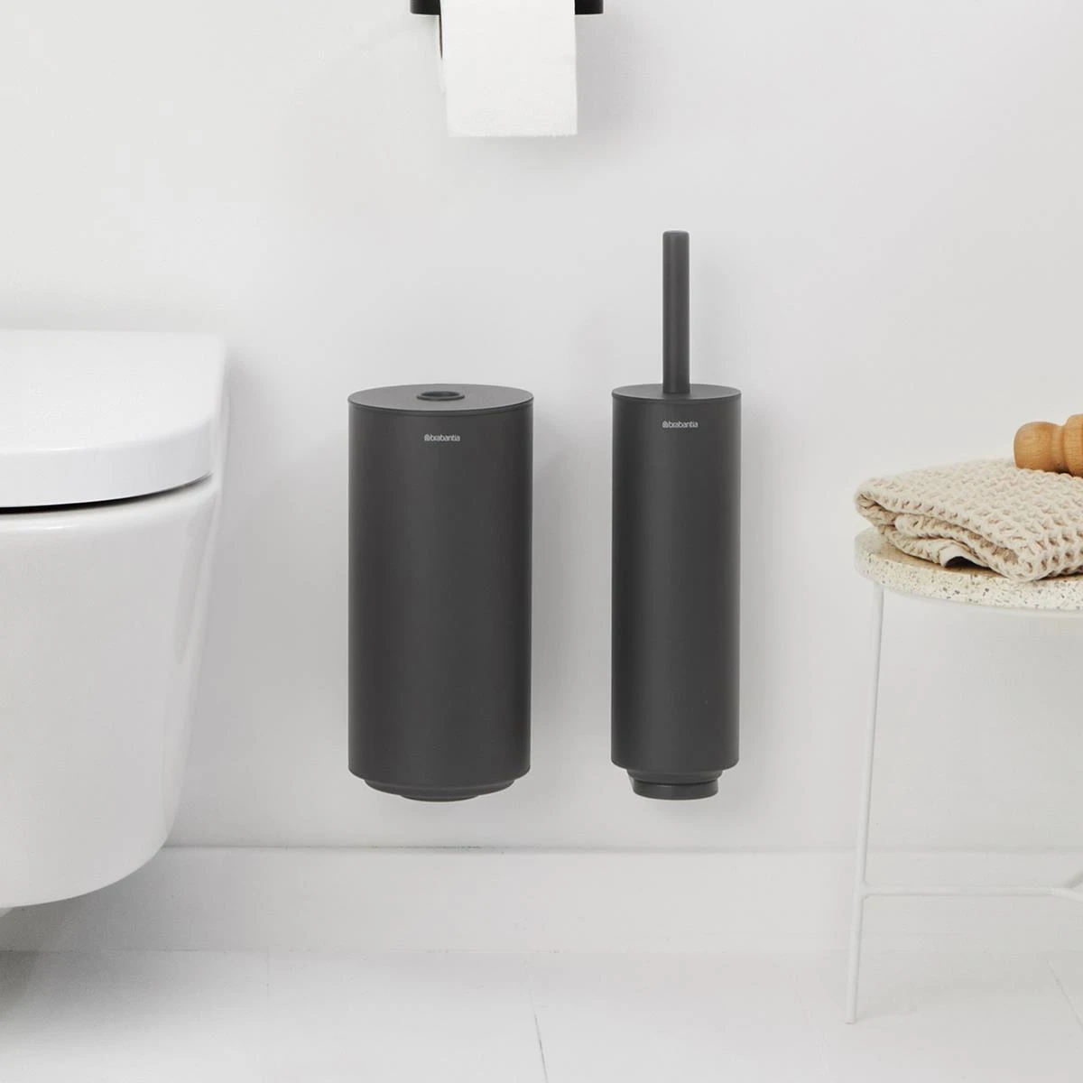Brabantia MindSet Toiletaccessoires - Set Van 3 - Grijs 6 Brabantia MindSet Toiletaccessoires - Set Van 3 - Grijs - Afbeelding 4