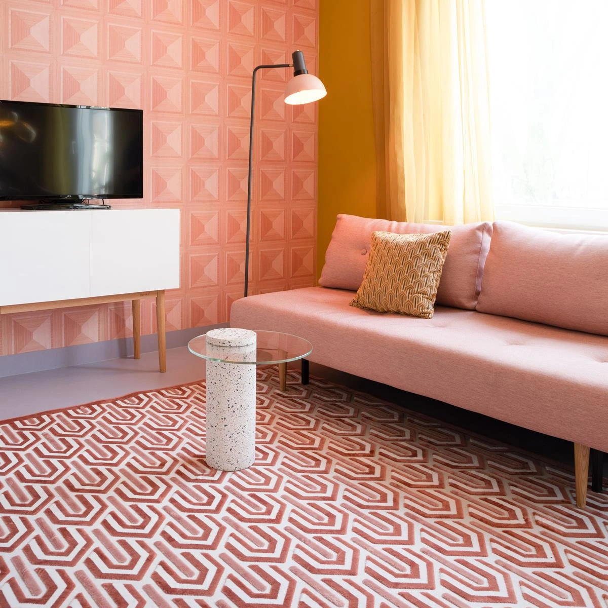 Zuiver Beverly Vloerkleed 170 X 240 Cm - Roze 13 Zuiver Beverly Vloerkleed 170 X 240 Cm - Roze - Afbeelding 11