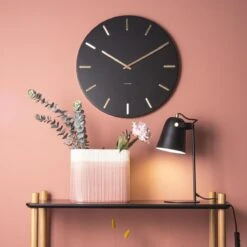 Karlsson Charm Wandklok Ø 45 Cm - Zwart -Meubels Voor Thuis 9482652