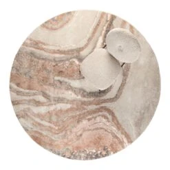 Zuiver Solar Vloerkleed Ø 200 Cm - Terra/Grijs -Meubels Voor Thuis 9482954