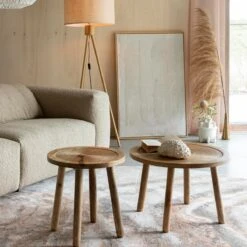 Zuiver Solar Vloerkleed Ø 200 Cm - Terra/Grijs -Meubels Voor Thuis 9482960