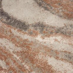 Zuiver Solar Vloerkleed Ø 200 Cm - Terra/Grijs -Meubels Voor Thuis 9482965