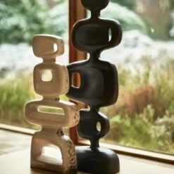 HKliving Sculpture Ornament - Reactive Brown 12 HKliving Sculpture Ornament - Reactive Brown -Meubels Voor Thuis 9484194