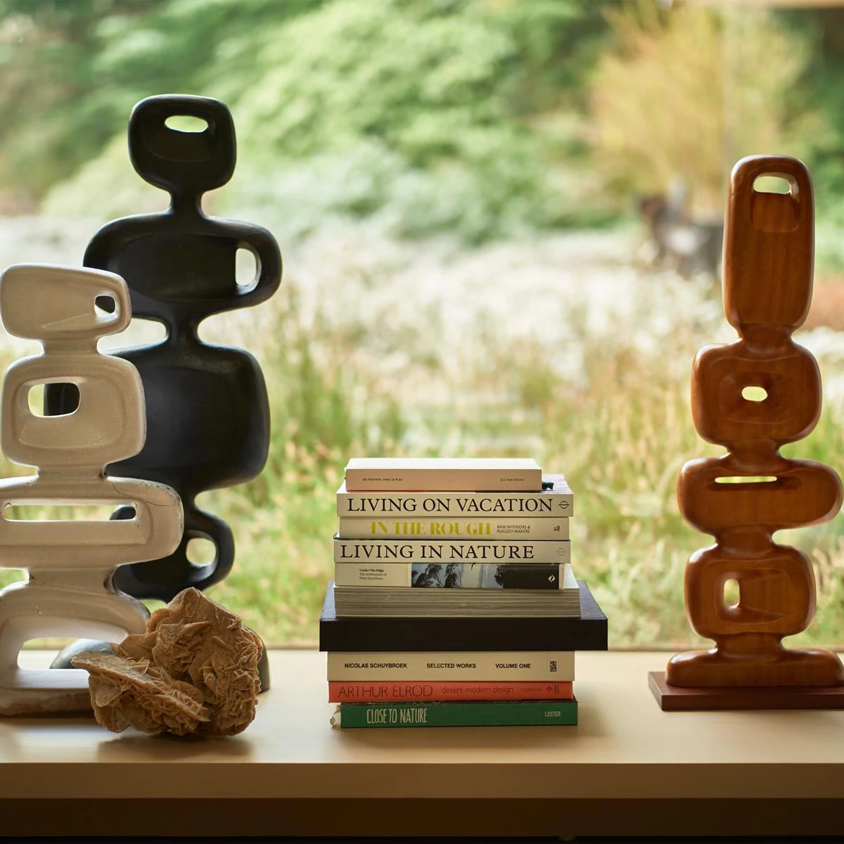 HKliving Sculpture Ornament - Reactive Brown 6 HKliving Sculpture Ornament - Reactive Brown - Afbeelding 4