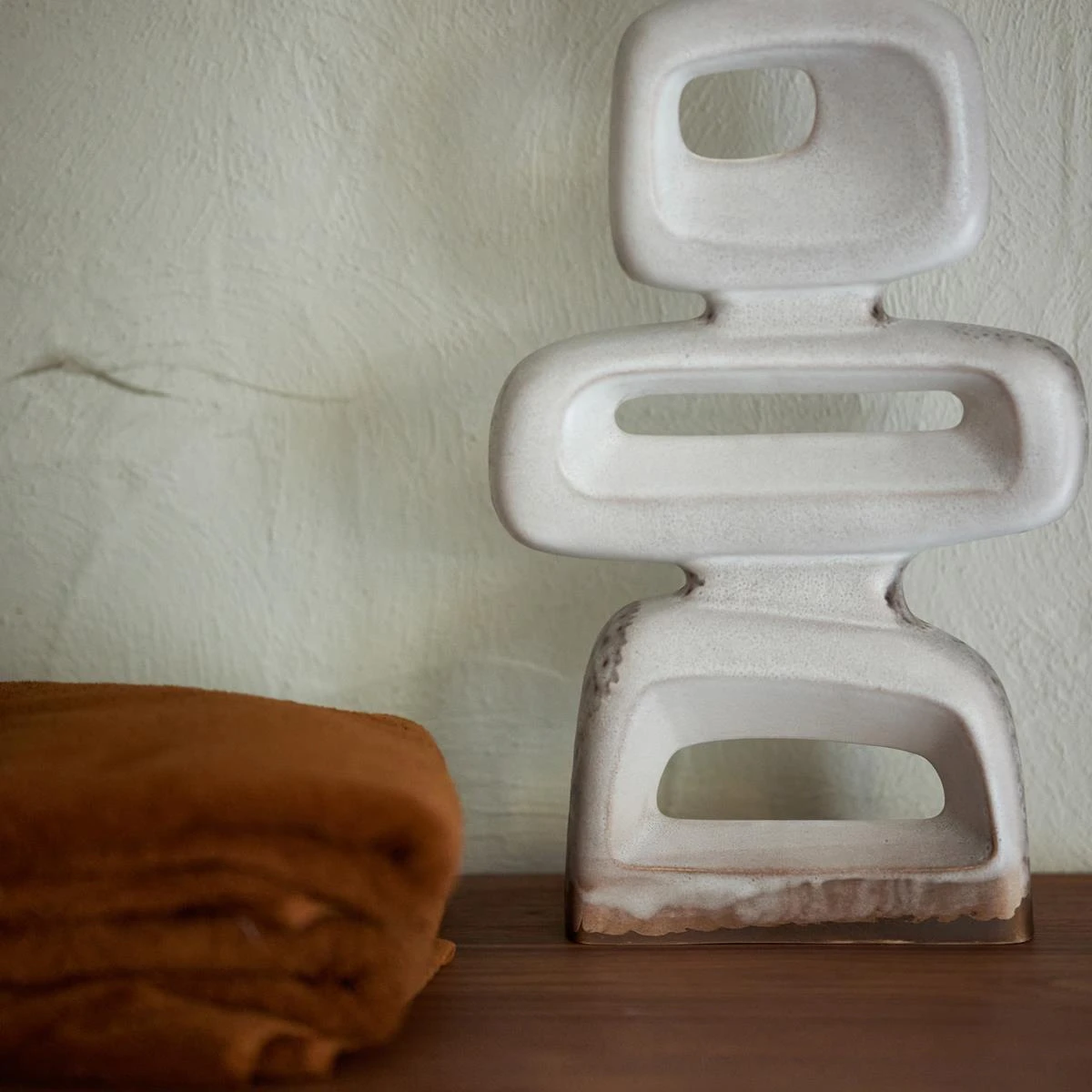 HKliving Sculpture Ornament - Reactive Brown 7 HKliving Sculpture Ornament - Reactive Brown - Afbeelding 5