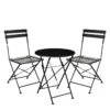 Mica Decorations Laurence Bistroset - Set Van 3 - Metaal - Zwart