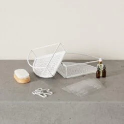 Umbra Cubiko Hoekrek Set Van 2 - Wit -Meubels Voor Thuis 9485498