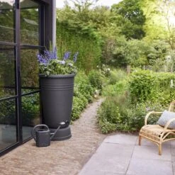 Elho Green Basics Plus Regenton 200 L - Zwart 7 Elho Green Basics Plus Regenton 200 L - Zwart -Meubels Voor Thuis 9486755