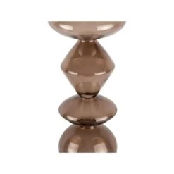 Present Time - Kandelaar Totem - Bruin - 16x16x41cm -Meubels Voor Thuis 9487314