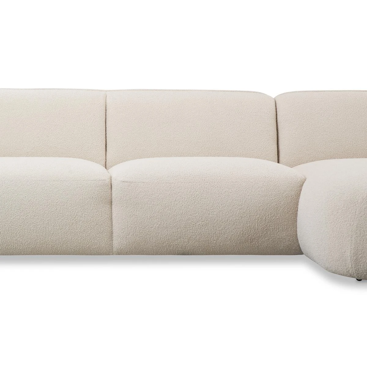 By FonQ Soft Chaise Longue Rechts - Crème 6 By FonQ Soft Chaise Longue Rechts - Crème - Afbeelding 5