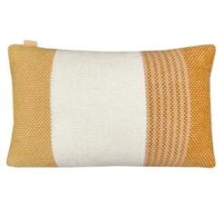 Malagoon Festivity Wool Sierkussen - Yellow -Meubels Voor Thuis 9487686