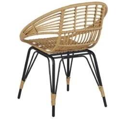 Beliani - PELLARO - Bistroset Voor 2 - Natuurlijk - PE Rotan -Meubels Voor Thuis 9487816