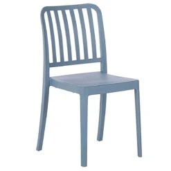 Beliani-SERSALE-Bistroset Voor 2-Blauw|Wit-Synthetisch Materiaal -Meubels Voor Thuis 9487825