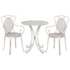 Beliani - CILENTO - Bistroset Voor 2 - Grijs - IJzer -Meubels Voor Thuis 9487826
