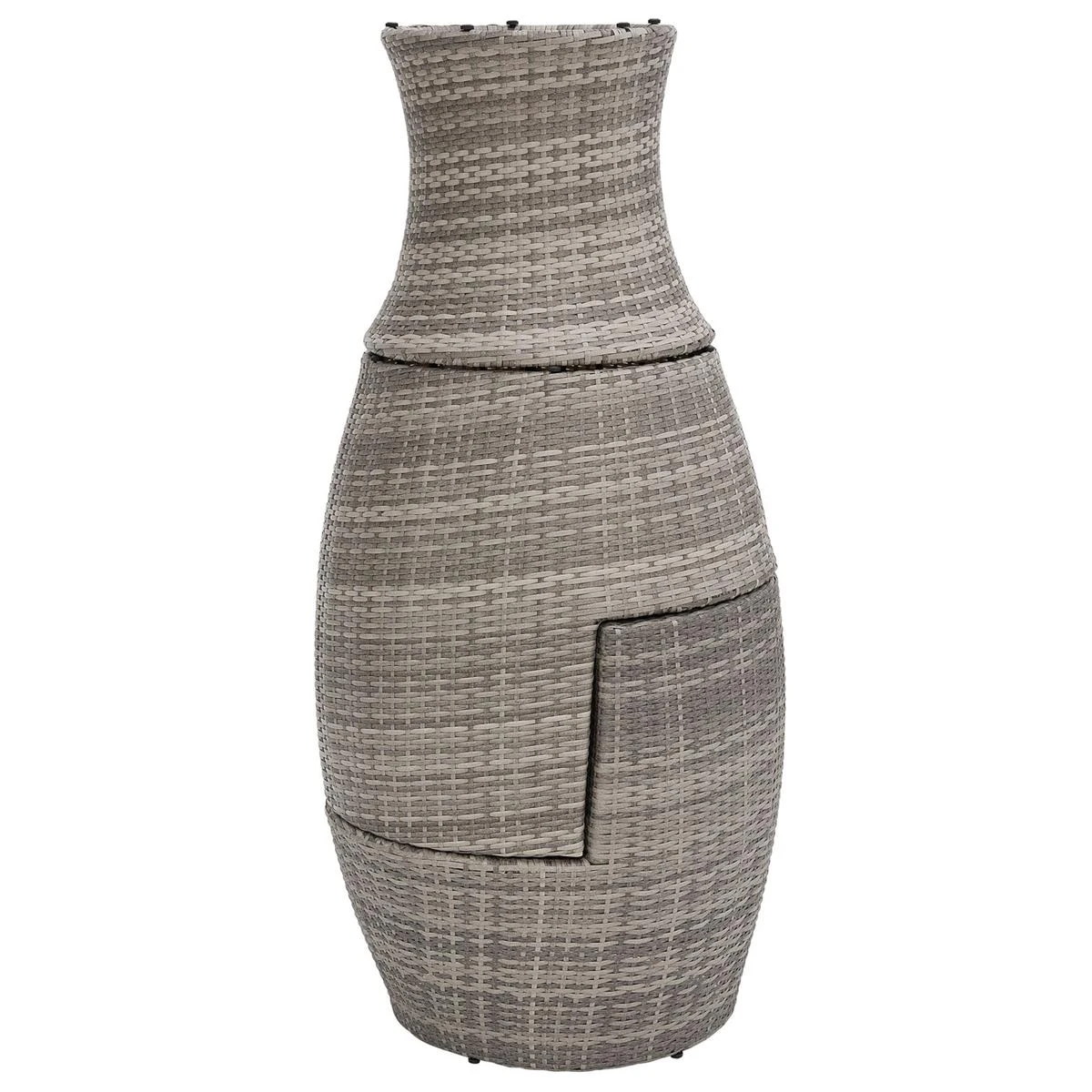 Beliani - CAPRI - Bistroset Voor 2 - Grijs - PE Rotan 10 Beliani - CAPRI - Bistroset Voor 2 - Grijs - PE Rotan - Afbeelding 8