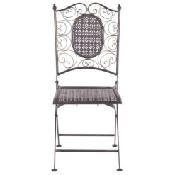 Beliani - BORMIO - Bistroset Voor 2 - Zwart - IJzer 17 Beliani - BORMIO - Bistroset Voor 2 - Zwart - IJzer -Meubels Voor Thuis 9487839