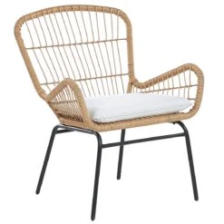 Beliani - LABICO - Bistroset Voor 2 - Natuurlijk - PE Rotan -Meubels Voor Thuis 9487974