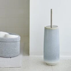 Aquanova Figo Toiletborstelhouder - Ice -Meubels Voor Thuis 9488487
