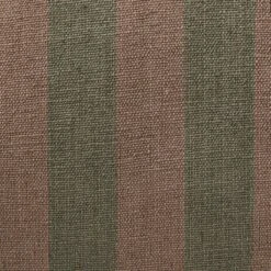 By FonQ Linen Stripe Sierkussen 40 X 60 Cm - Bruin/Groen -Meubels Voor Thuis 9488527 1