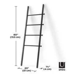 Umbra Leana Ladder H 152 - Zwart 25 Umbra Leana Ladder H 152 - Zwart -Meubels Voor Thuis 9489920