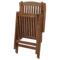 Beliani - AMANTEA - Bistroset Voor 2 - Donkere Houtkleur - Acaciahout -Meubels Voor Thuis 9491261