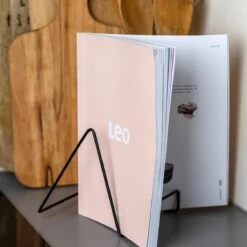 QUVIO Boekenstandaard Metaal - Zwart -Meubels Voor Thuis 9495814