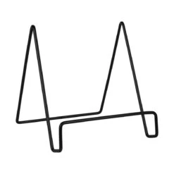 QUVIO Boekenstandaard Metaal - Zwart -Meubels Voor Thuis 9495816