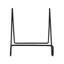 QUVIO Boekenstandaard Metaal - Zwart -Meubels Voor Thuis 9495817