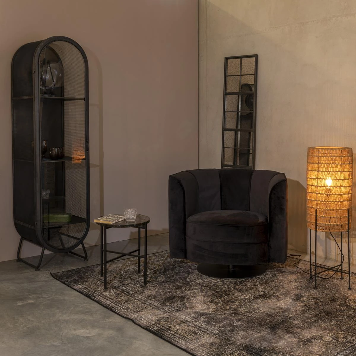 Dutchbone Rugged Vloerkleed 170 X 240 Cm - Zwart 14 Dutchbone Rugged Vloerkleed 170 X 240 Cm - Zwart - Afbeelding 12