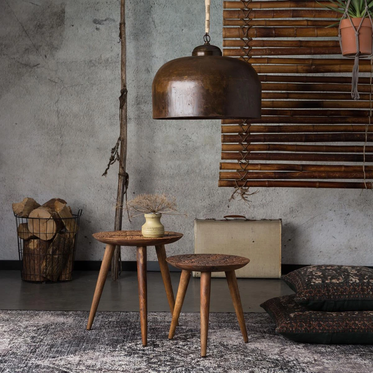 Dutchbone Rugged Vloerkleed 170 X 240 Cm - Zwart 18 Dutchbone Rugged Vloerkleed 170 X 240 Cm - Zwart - Afbeelding 16