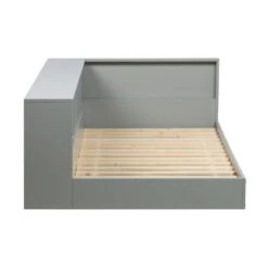 Woood Connect Hoekbed 90 X 200 Cm - Grijs -Meubels Voor Thuis 9495951