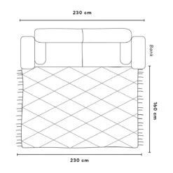 MOOS Ezra Vloerkleed 160 X 230 Cm - Groen -Meubels Voor Thuis 9496321