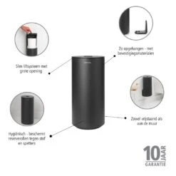 Brabantia MindSet Reserverolhouder - Mineral Infinite Grey 15 Brabantia MindSet Reserverolhouder - Mineral Infinite Grey -Meubels Voor Thuis 9496872