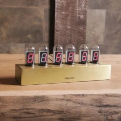 Karlsson Cathode Tafelklok - Goud -Meubels Voor Thuis 9497228