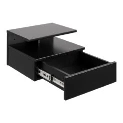 By FonQ Basic Zoey Nachtkastje - Zwart -Meubels Voor Thuis 9497280