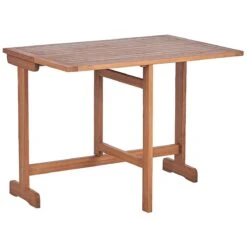 Beliani - LENOLA - Bistroset Voor 2 - Lichte Houtkleur - Acaciahout -Meubels Voor Thuis 9505479