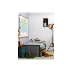 WOOOD Morris Bed Incl. Bedlade|lattenrol - Grenen - Leem -Meubels Voor Thuis 9522220