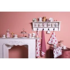 Clayre & Eef Stolp Ø 12x12 Cm Glas Glazen Stolp -Meubels Voor Thuis 9526099