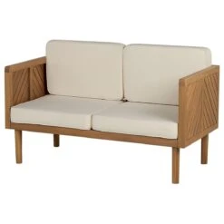 Beliani - BARATTI - Loungeset Voor 4 - Lichte Houtkleur - Acaciahout 19 Beliani - BARATTI - Loungeset Voor 4 - Lichte Houtkleur - Acaciahout -Meubels Voor Thuis 9527992