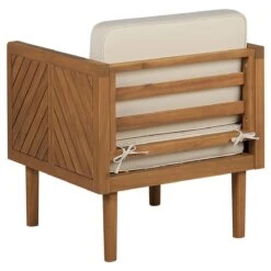 Beliani - BARATTI - Loungeset Voor 6 - Lichte Houtkleur - Acaciahout 18 Beliani - BARATTI - Loungeset Voor 6 - Lichte Houtkleur - Acaciahout -Meubels Voor Thuis 9528002