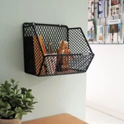 Puhlmann Store Box Wandrek - Matzwart -Meubels Voor Thuis 9542691