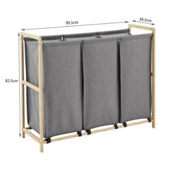 ACAZA Wasmand Grijs -Meubels Voor Thuis 9546274