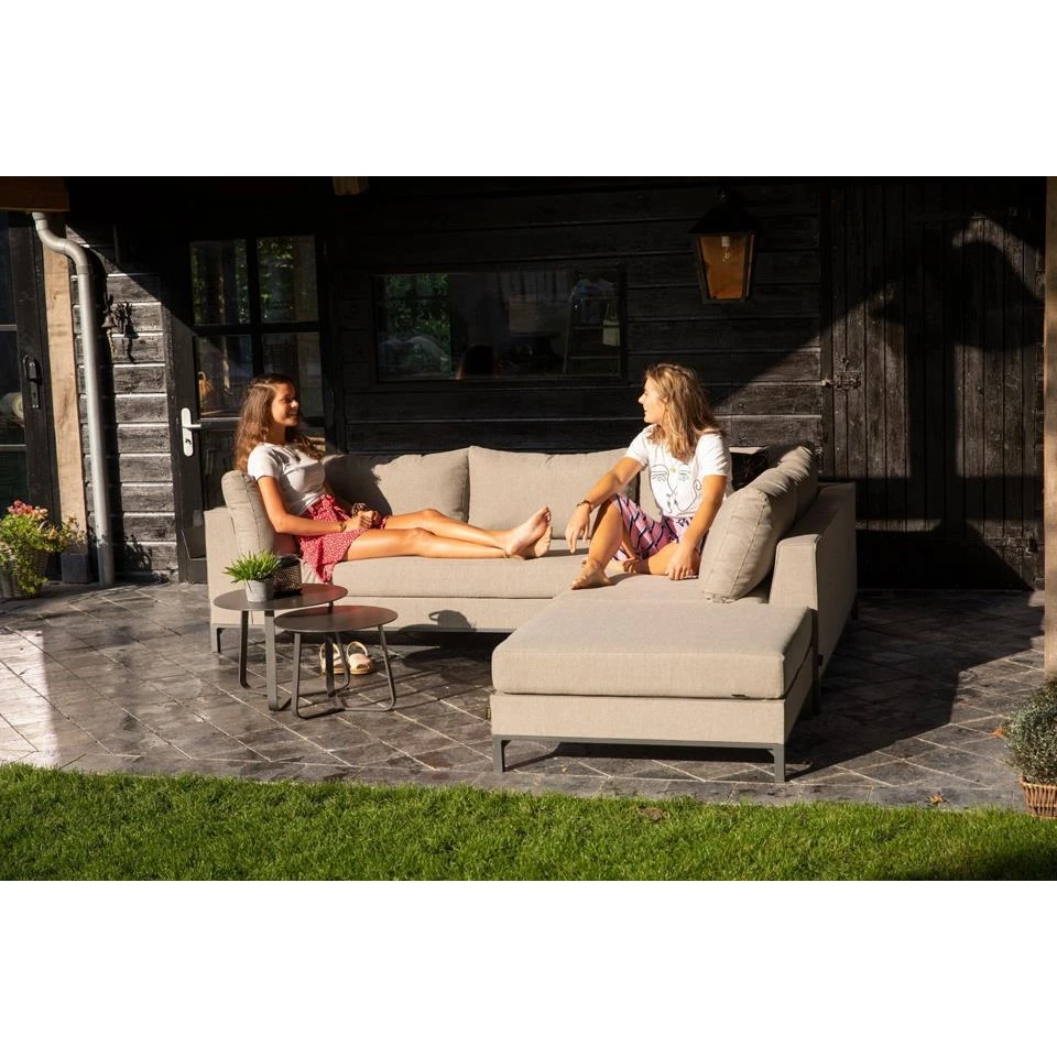 Exotan Sicilië Loungeset Rechts - Taupe 6 Exotan Sicilië Loungeset Rechts - Taupe - Afbeelding 4