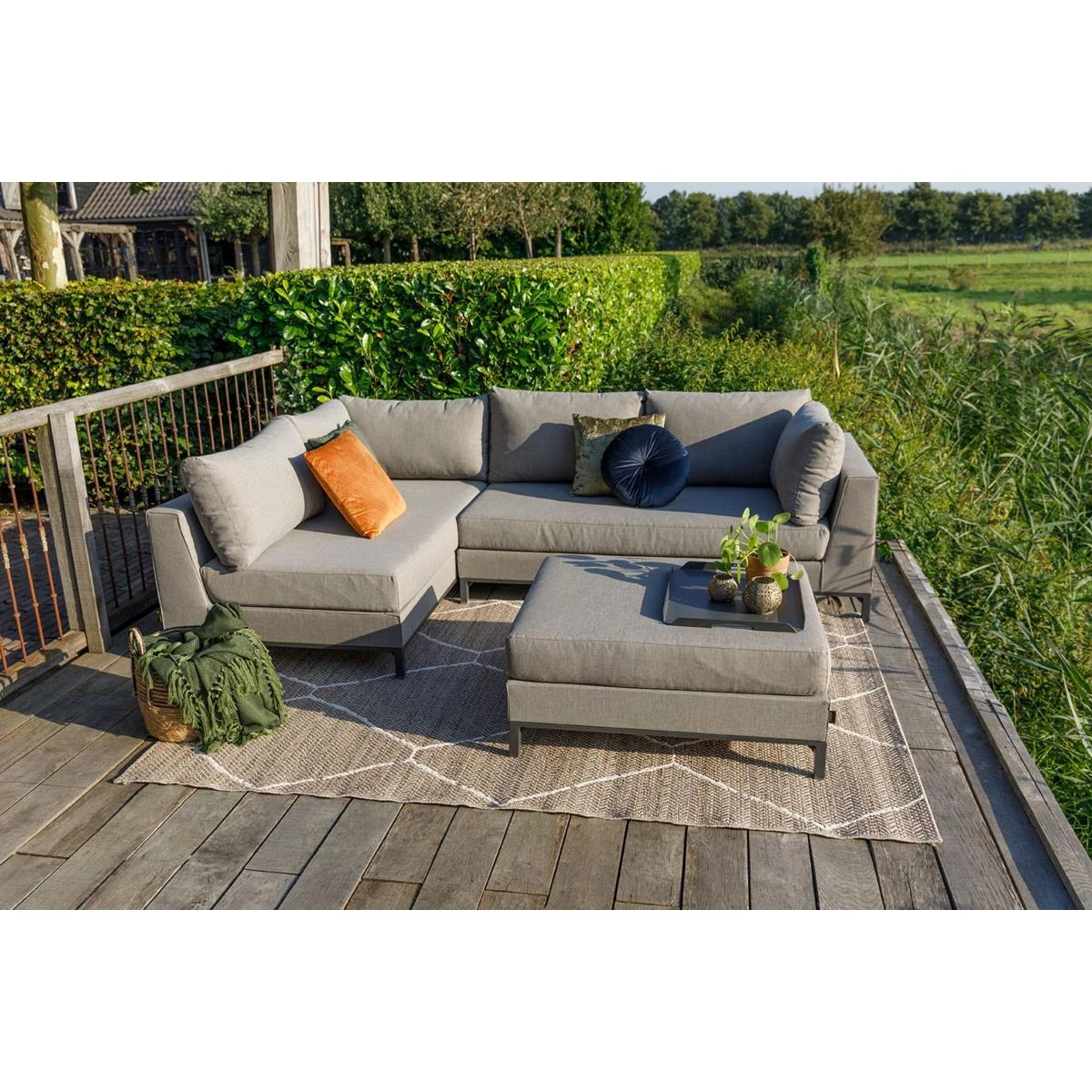 Exotan Sicilië Loungeset Rechts - Taupe 13 Exotan Sicilië Loungeset Rechts - Taupe - Afbeelding 11