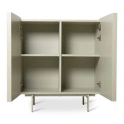 HKliving Cupboard Opbergkast - Pebble -Meubels Voor Thuis 9563690